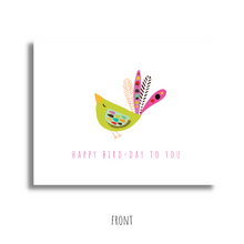 Load image into Gallery viewer, Happy Bird-Day Card
