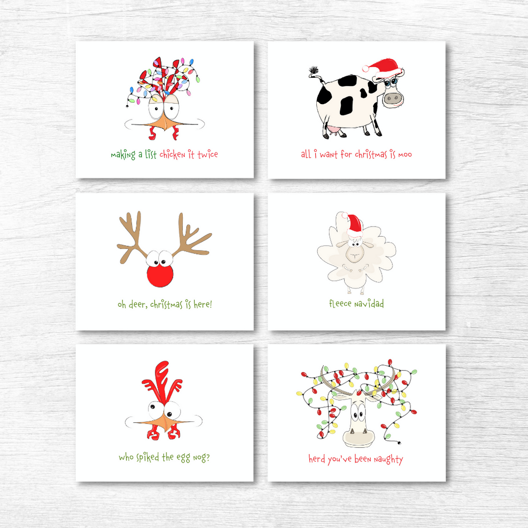 Santa's Helpers - Variety Holiday Cards