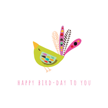 Load image into Gallery viewer, Happy Bird-Day Card
